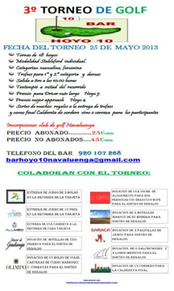 inscripciones torneo hoyo10 en navaluenga inscripciones torneo hoyo10